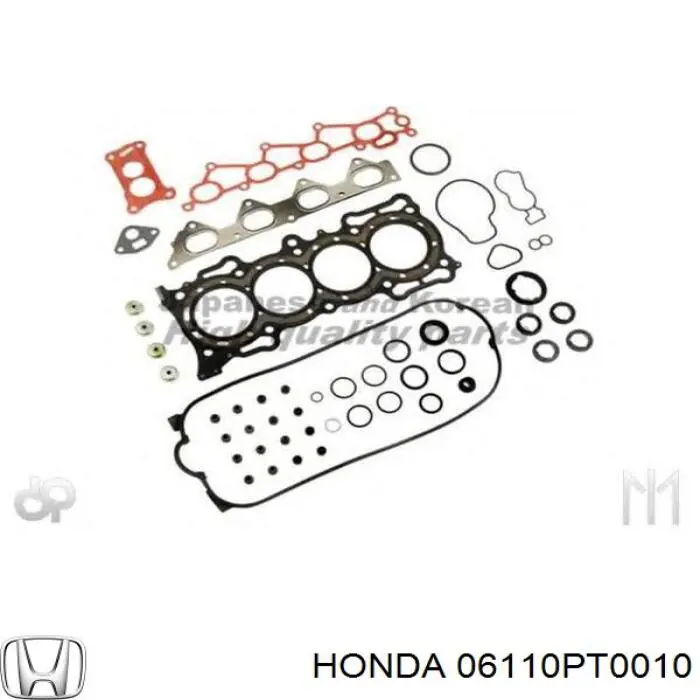 Комплект прокладок двигателя верхний на Honda Accord IV 