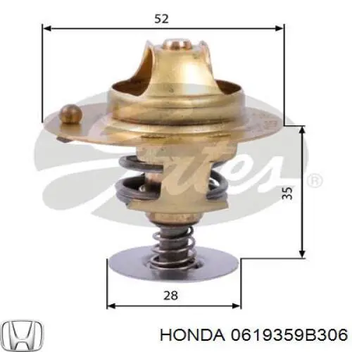0619359B306 Honda Авто термостат
