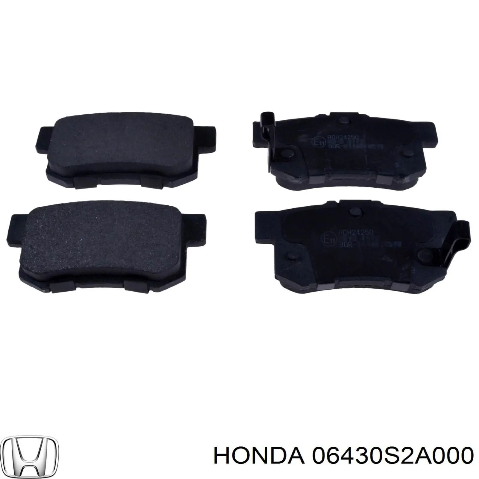06430S2A000 Honda колодки тормозные задние дисковые