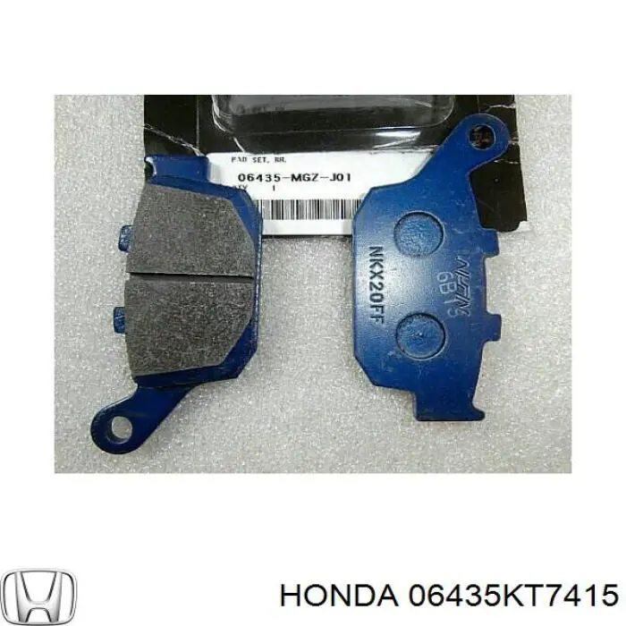 Задние тормозные колодки 06435KT7415 Honda