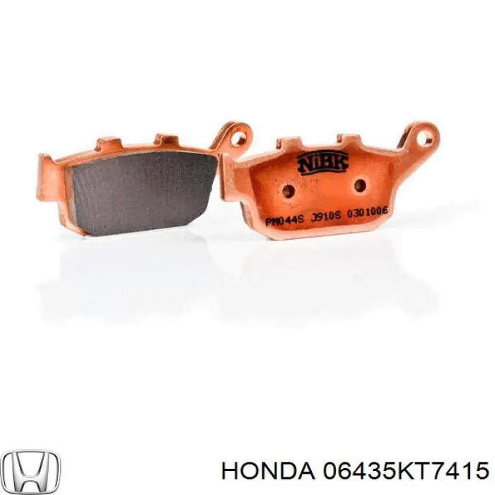 Колодки дисковые  Honda 06435KT7415 цена, от 25.67 USD