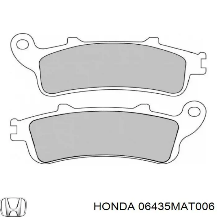 Колодки Honda 06435MAT006 цена, от 15.67 USD