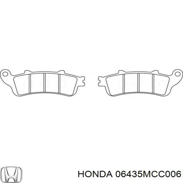 Передние тормозные колодки 07HO4206 Brembo