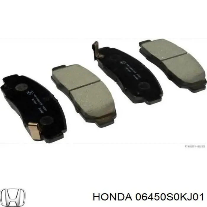 Передние тормозные колодки 06450S0KJ01 Honda