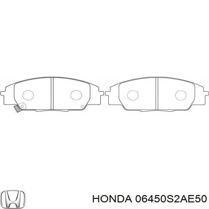 Тормозные колодки Honda 06450S2AE50