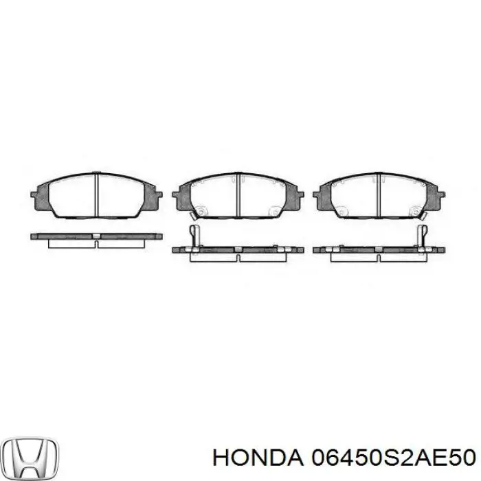 Колодки Honda 06450S2AE50 цена, от 22.88 USD