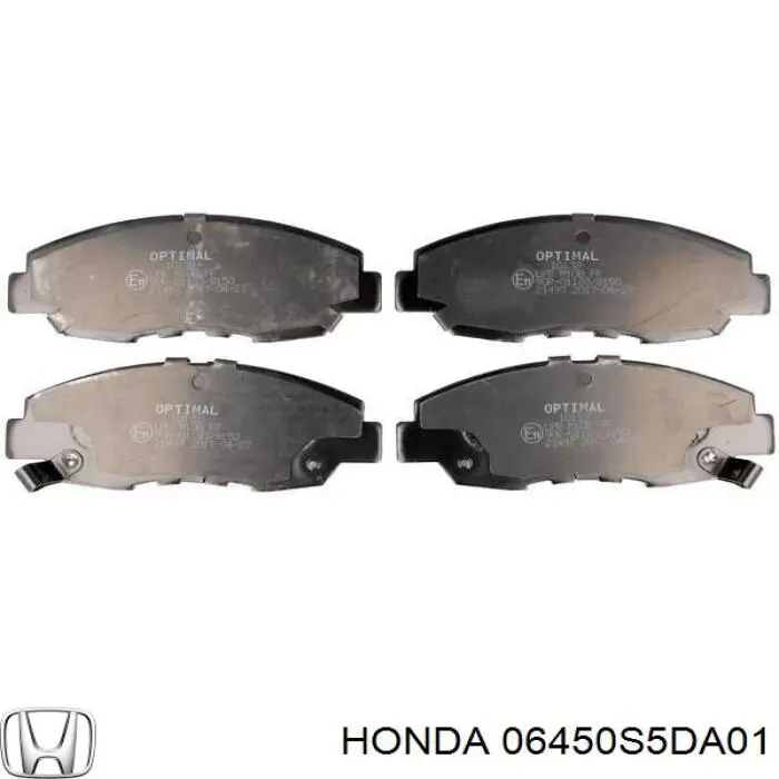 Передние тормозные колодки 06450S5DA01 Honda