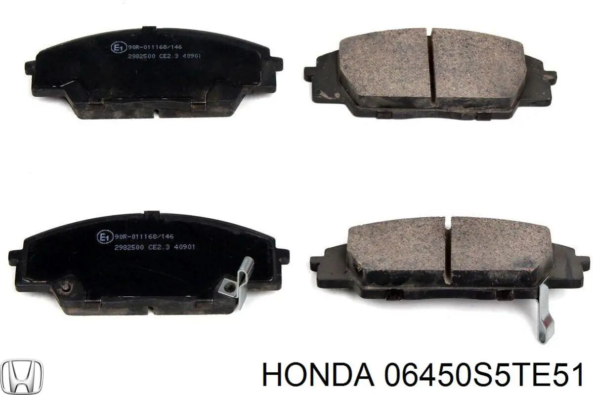Купить 06450S5TE51 Honda Колодки тормозные
