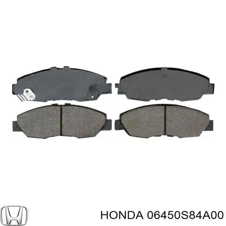 Передние тормозные колодки 06450S84A00 Honda