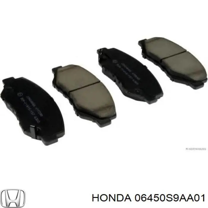 Передние тормозные колодки 06450S9AA01 Honda