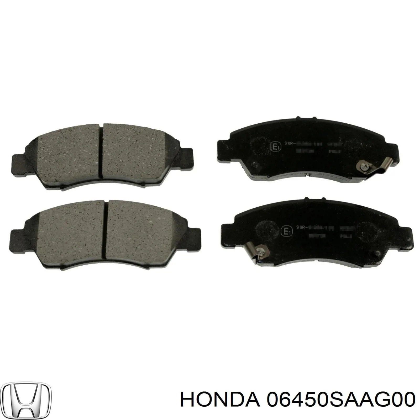 06450SAAG00 Honda колодки тормозные передние дисковые