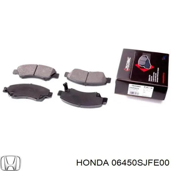 Купить 06450SJFE00 Honda Колодки тормозные