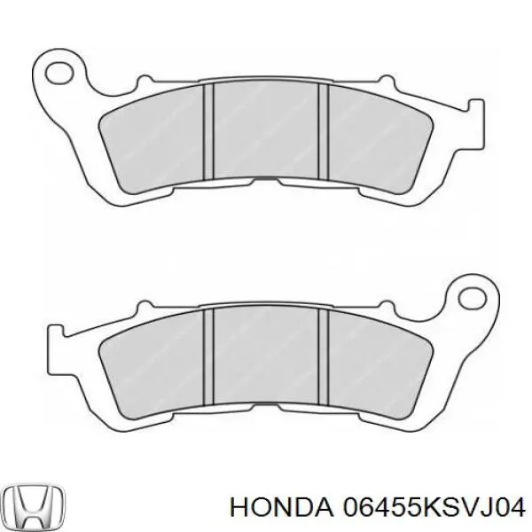 06455KSVJ04 Honda sapatas do freio dianteiras de disco