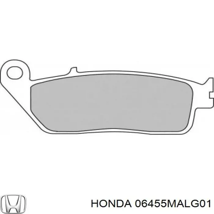 Передние тормозные колодки 06455MALG01 Honda