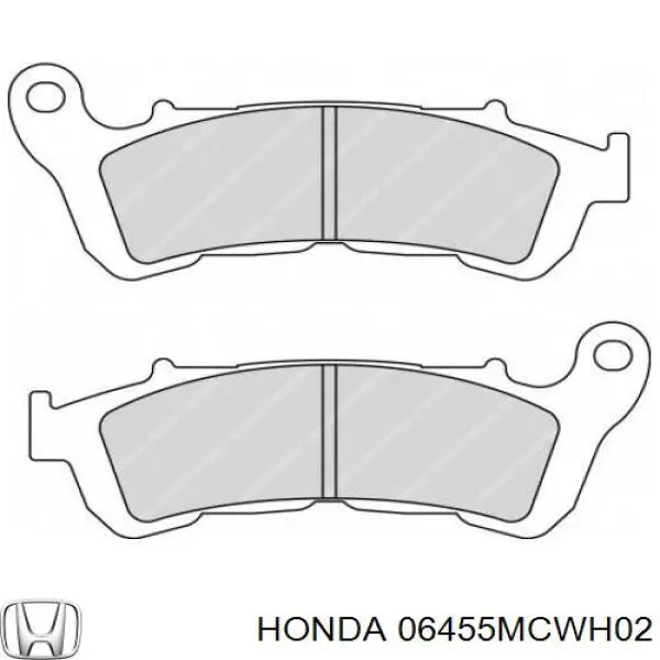 Передние тормозные колодки 06455MCWH02 Honda