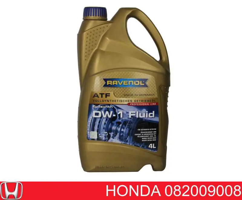  Масло трансмиссионное Honda ATF DW-1 Fluid 1 л (082009008)