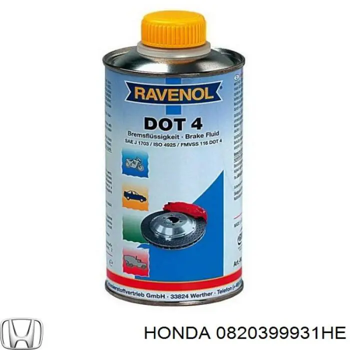 Тормозная жидкость 0820399931HE Honda
