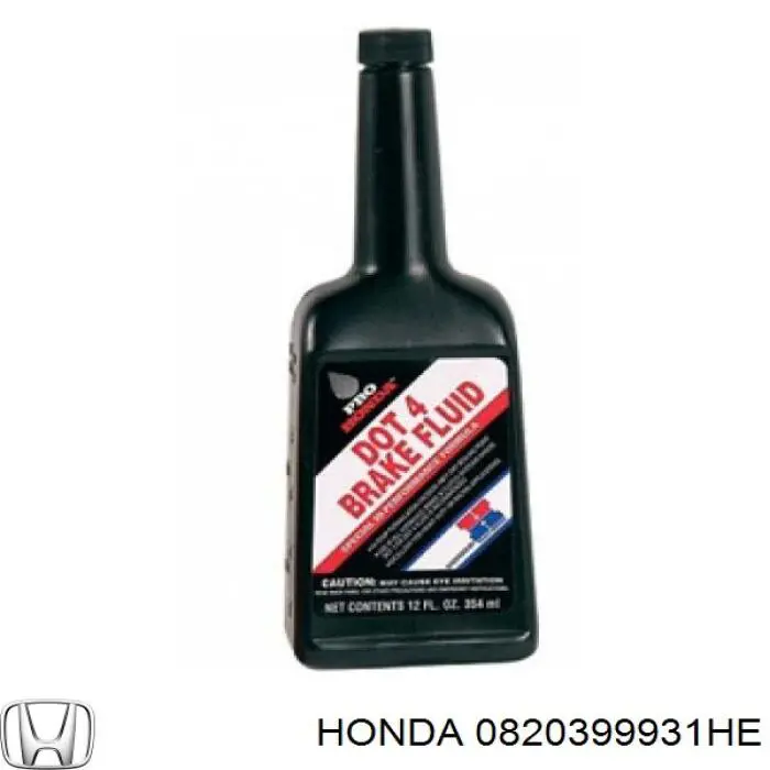Жидкость тормозная Honda BRAKE FLUID DOT 4 0.25 л (0820399931HE)