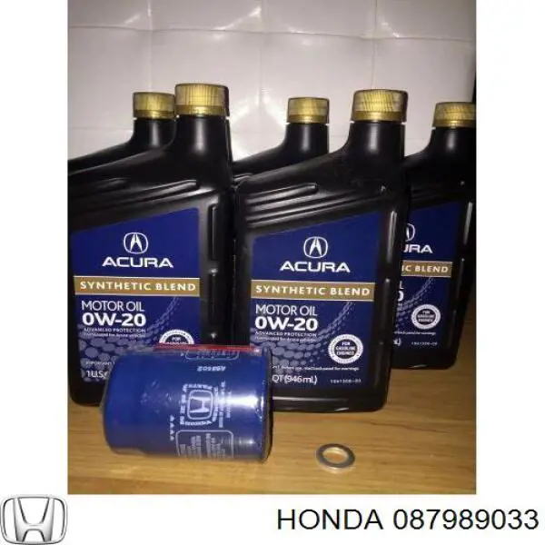 Моторное масло Honda ACURA Synthetic Blend 5W-20 Синтетическое 0.946л (087989033)