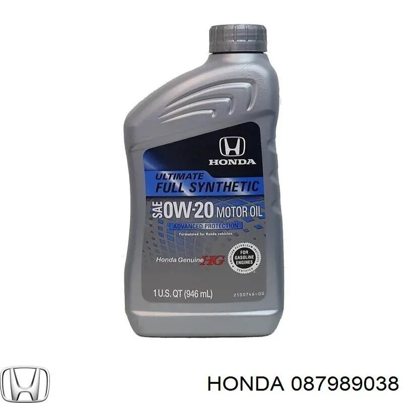 Моторное масло Honda HG Ultimate 5W-20 Синтетическое 1л (087989038)
