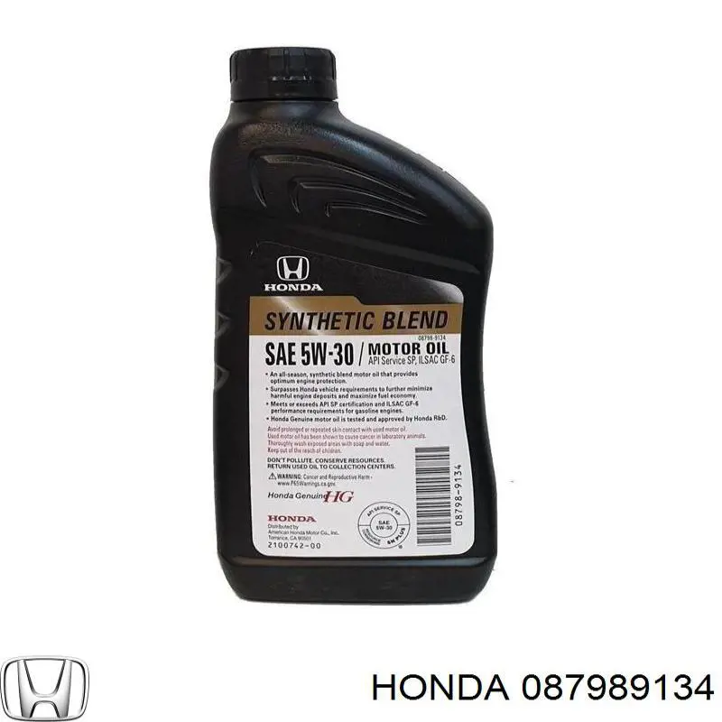 087989134 Honda óleo para motor