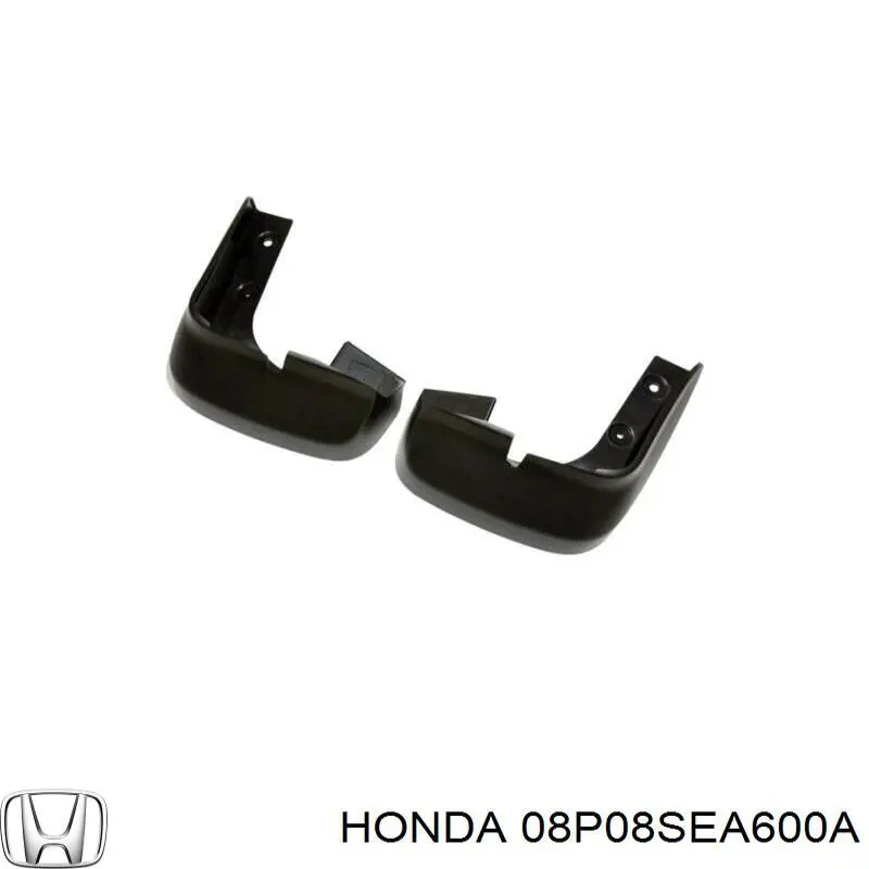 Брызговики передние, комплект на Honda Accord VII 