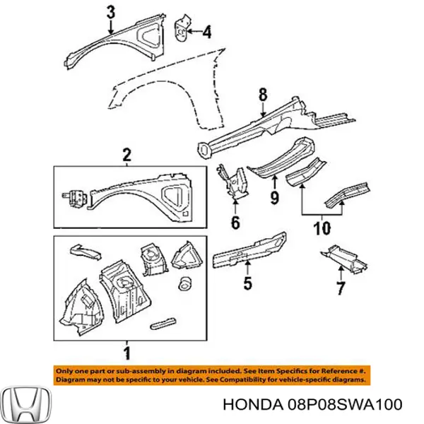 Брызговики передние, комплект на Honda CR-V III 