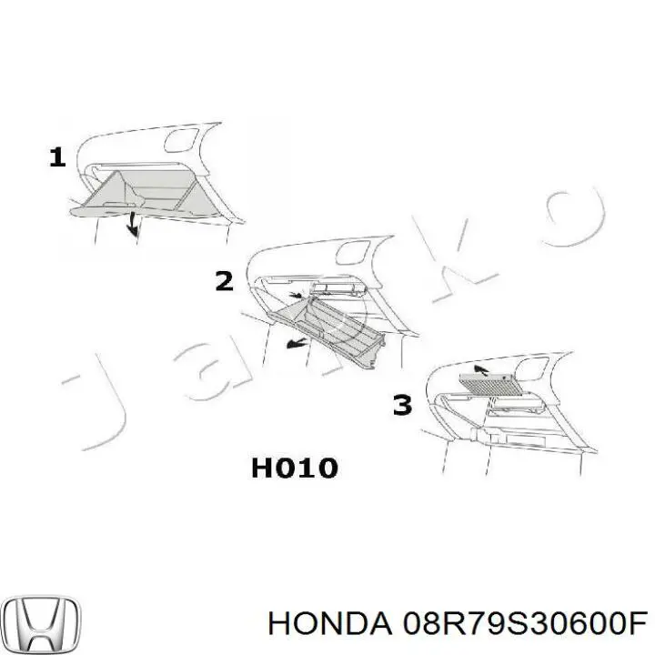08R79S30600F Honda Внутрисалонный фильтр