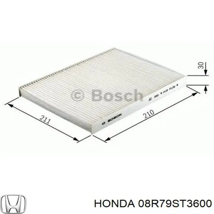 Купить 08R79ST3600 Honda Фильтр салона угольный