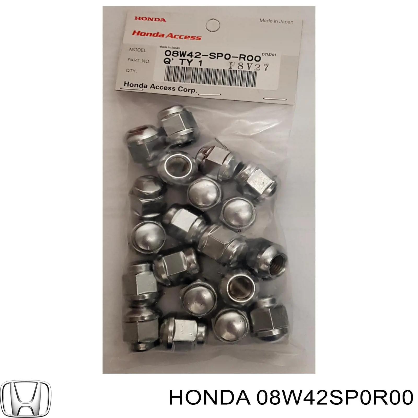 Гайка колеса на Honda FR-V  BE