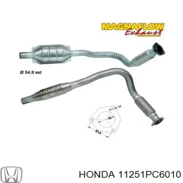 Прокладка поддона картера 11251PC6010 Honda
