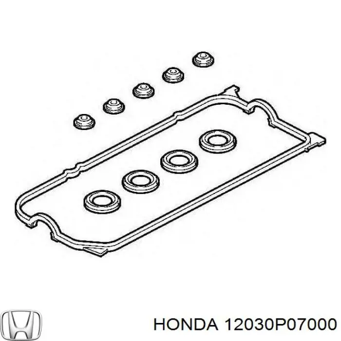 12030P07000 Honda прокладка клапанной крышки двигателя, комплект