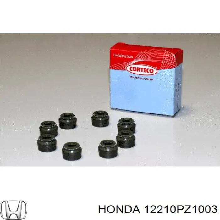 Сальник клапана (маслосъёмный) впускного Honda 12210PZ1003