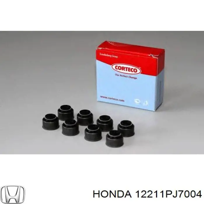Сальник клапана (маслосъёмный) выпускного Honda 12211PJ7004