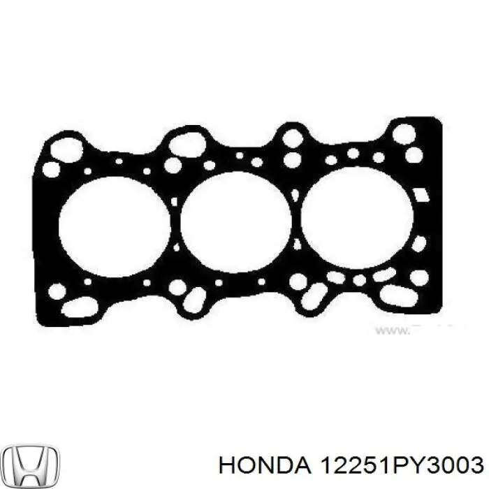 12251PY3003 Honda прокладка головки блока цилиндров (гбц левая)