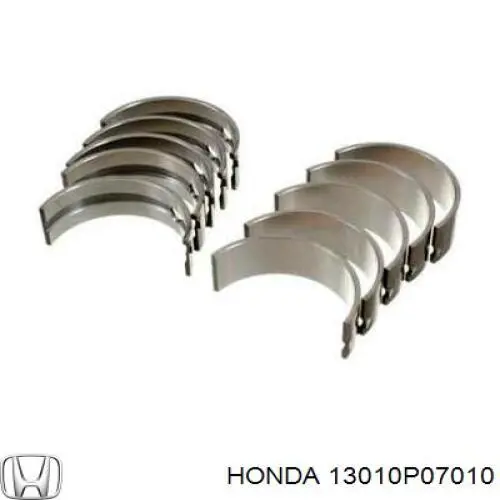 13010P07010 Honda Поршень с пальцем без колец, 3-й ремонт (+0,75)