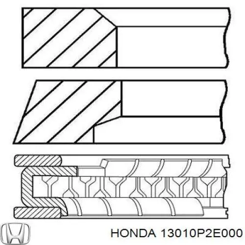 13010-P2E-000 Honda поршень с пальцем без колец, std