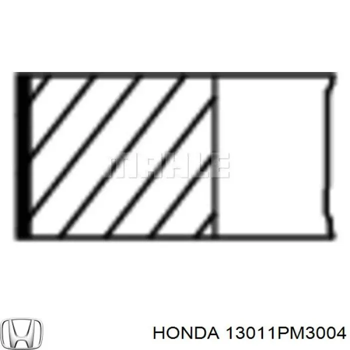 13011PM3004 Honda кольца поршневые комплект на мотор, std.