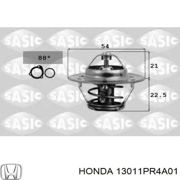 13011PR3004 Honda кольца поршневые на 1 цилиндр, std.