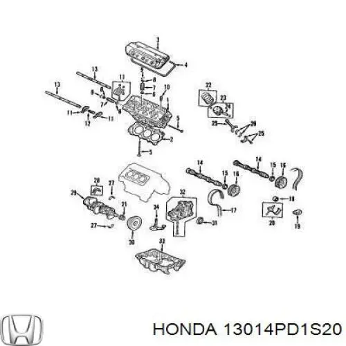 13014PD1S20 Honda 