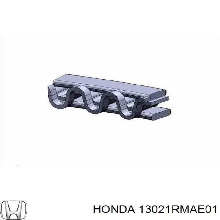 Купить 13021RBDE01 Honda Кольца поршневые на 1 цилиндр, 1-й ремонт (+0,25)