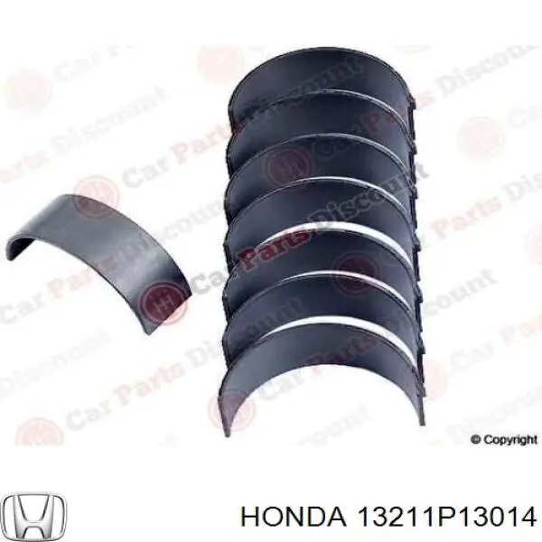 Вкладыши коленвала шатунные, комплект, стандарт (STD) Honda 13211P13014