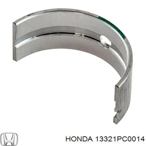13321-PC0-014 Honda вкладыши коленвала коренные, комплект, стандарт (std)