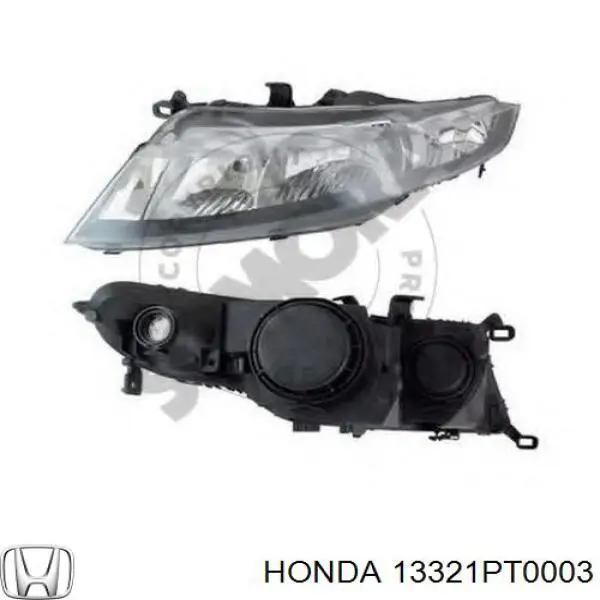 Вкладыши коленвала коренные, комплект, стандарт (STD) Honda 13321PT0003