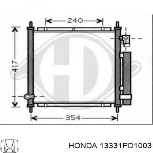 Упорное полукольцо коленчатого вала, компект Honda 13331PD1003 цена, от 1.97 USD
