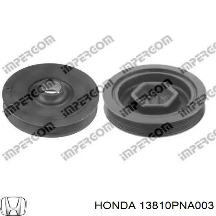 Купить 13810RAAA03 Honda Шкив-демпфер коленвала