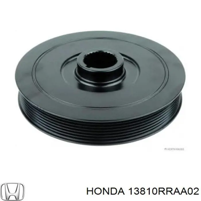 Купить 13810RRAA02 Honda Шкив-демпфер коленвала