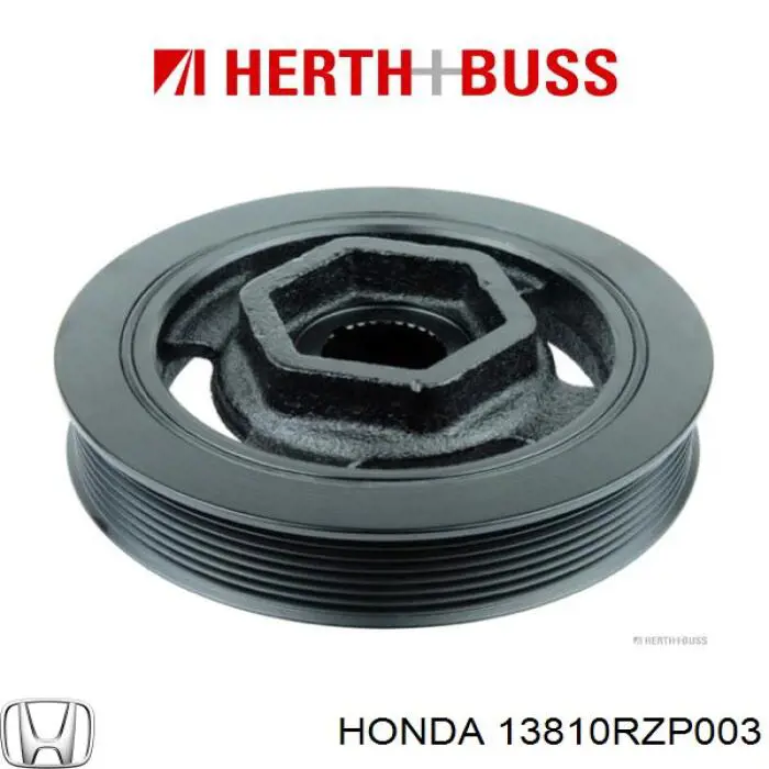 13810RZP003 Honda Шкив коленчатого вала