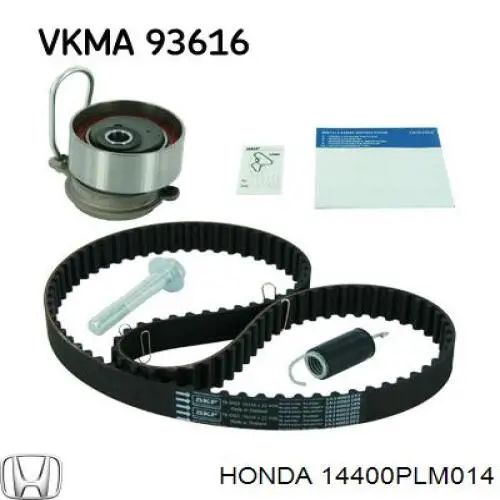 Compre 14400PLM014 Honda Correia do mecanismo de distribuição de gás