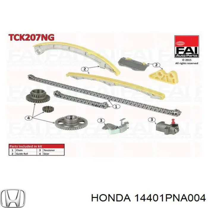 Цепь на Honda Civic VII EU, EP, EV